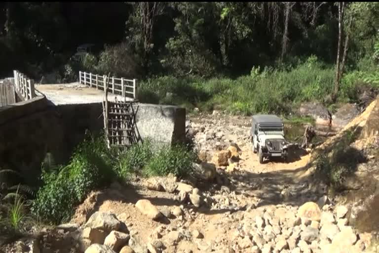 idamalakkudy road issue  road issue  ഇടമലക്കുടി  റോഡ് പ്രശ്‌നം  വഴി പ്രശ്‌നം