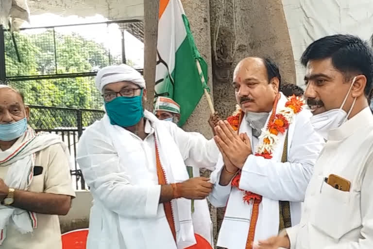 ved prakash tripathi becomes new congress president in lucknow