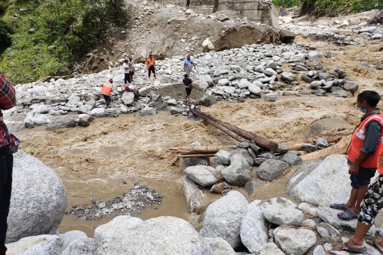 temporary bridge