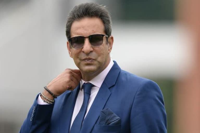 Former Pakistan captain Wasim Akram