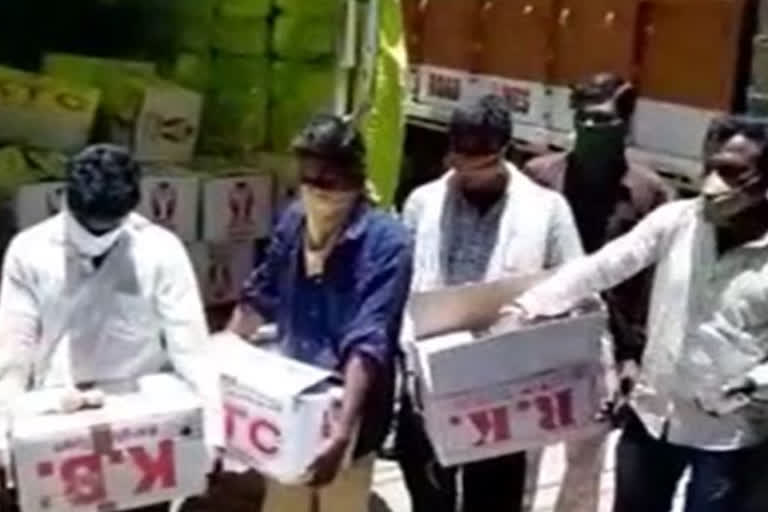 excise police raids in kollapur