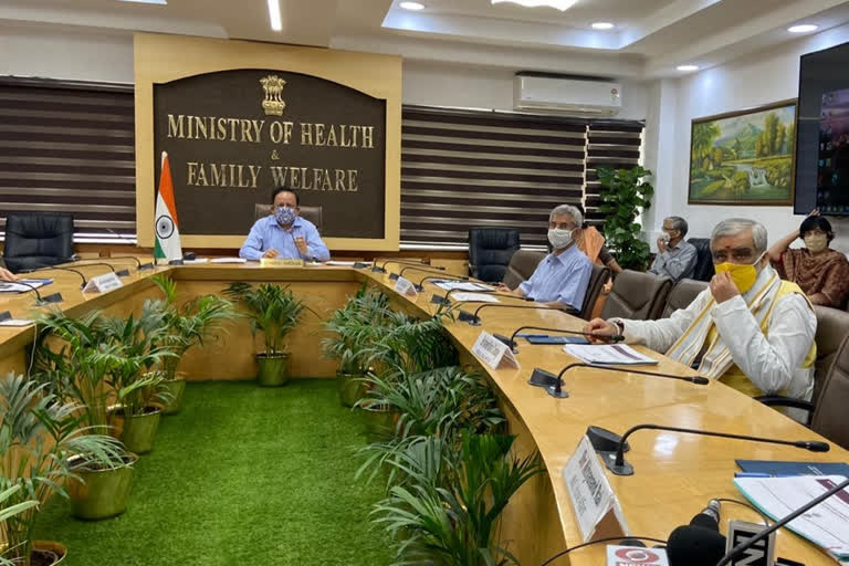 Health Minister Harsh Vardhan chairs GoM meeting on COVID-19