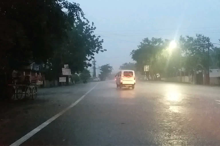 Heavy rains in Amravati city