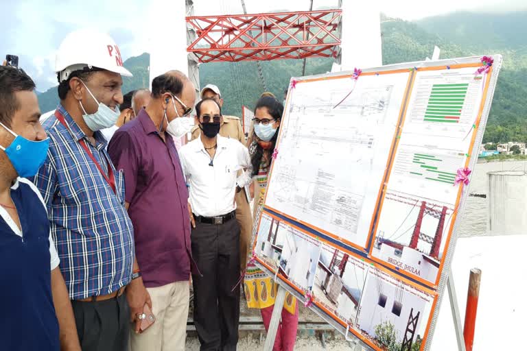 agriculture-minister-subodh-uniyal-inspect-janaki-bridge