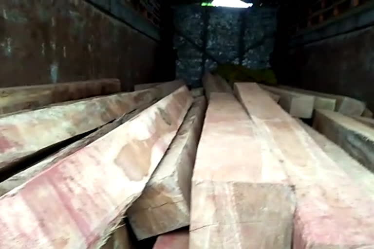 police seized wood loaded Truck at Silchar