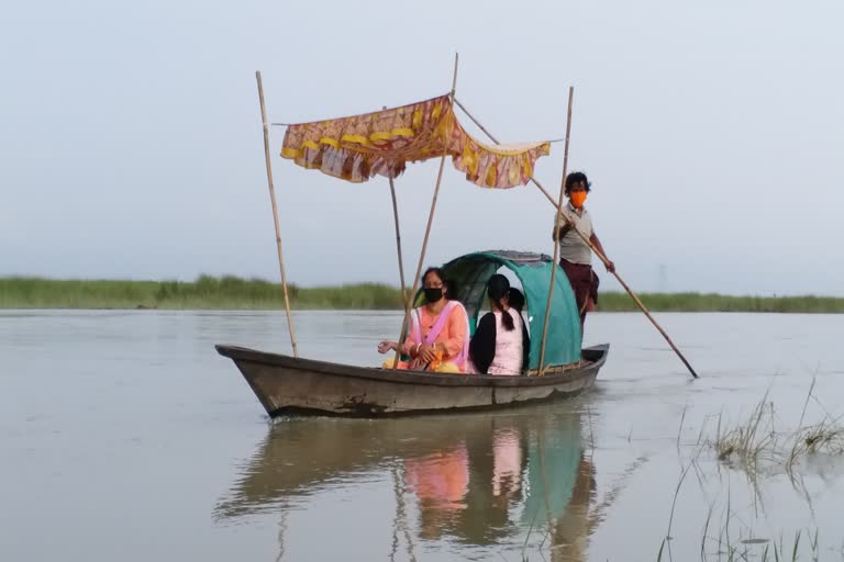 boat ride on river tista