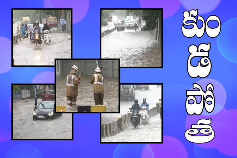 heavy rain in hyderabad city