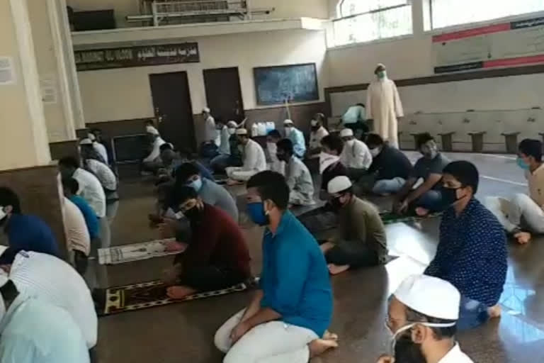 muslims offered eid ul adha namaz in masjid