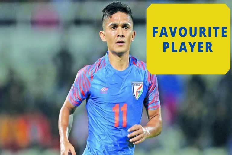 Indian captain Sunil Chhetri