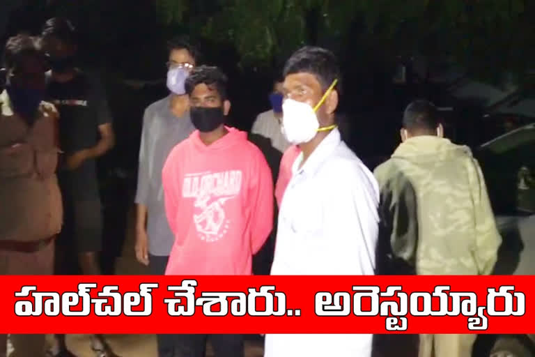 Youths arrested for rioting at Mohanbabu Farmhouse