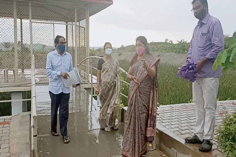 Yadadri temple development work inspected the aleru MLA gongidi sunitha