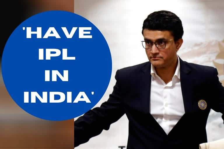 aditya verma requests sourav ganguly to 'conduct ipl in india'