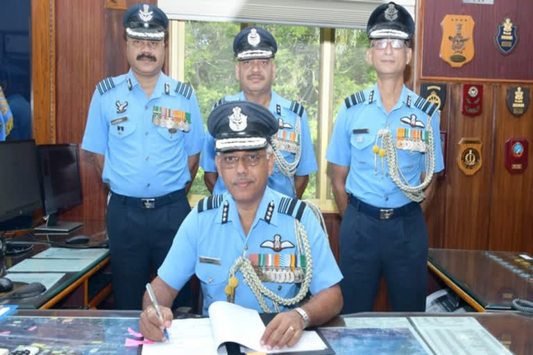 Air Marshal IP Vipin took over as Commandant of Air Force Academy.