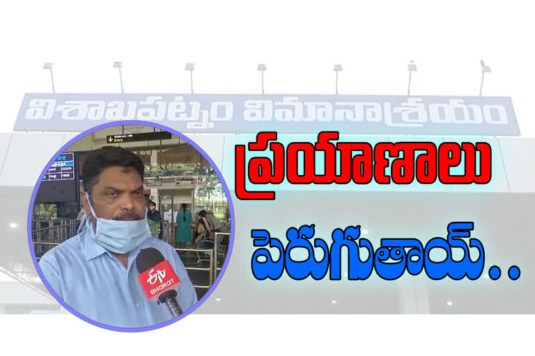 special interview with vishaka airport director