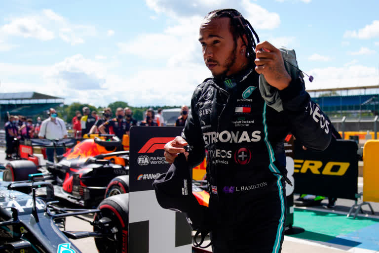 lewis hamilton achieved pole position in british grand prix