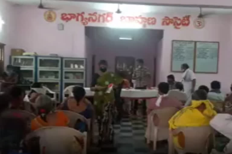 groceries distribution to brahmana women in lb nagar