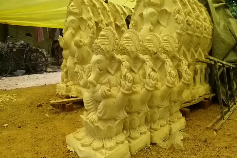 Ganesh festival faded in Corona