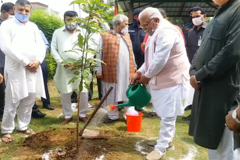 manohar lal khattar inaugurated the campaign mahara haryana hara bhara haryana in panchkula