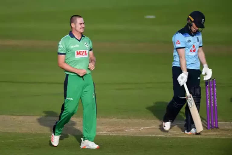 Ireland pacer josh little handed one demerit point for breaching icc code of conduct