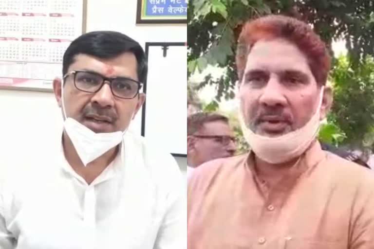 clashes between subhash barala and mla devender singh babli on grant laps of tohana special zone