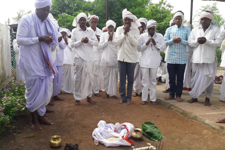 tribals culture activities at nagoba temple in keslapur village adilabad district