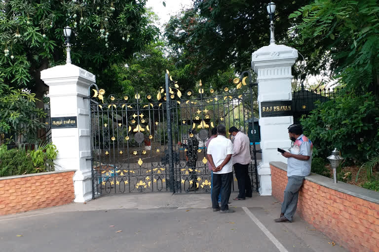 Raj bhavan decided not to host home reception