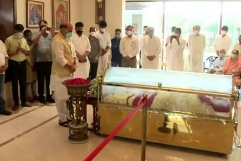 amar singh's last rites