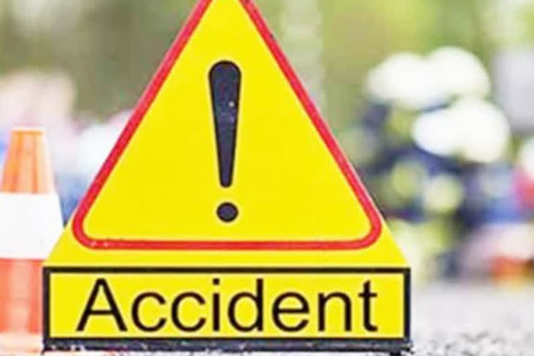 one person killed in road accident at ramavarappadu ring road in vijayawada