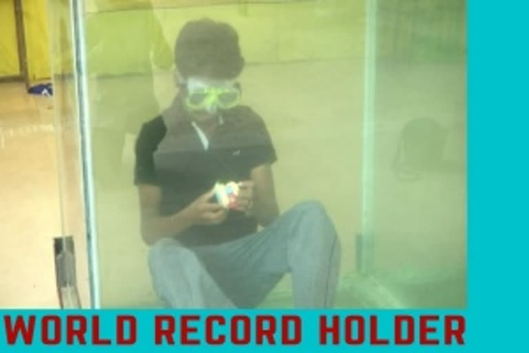 Tamil Nadu man breaks world record of solving most Rubik's cubes underwater
