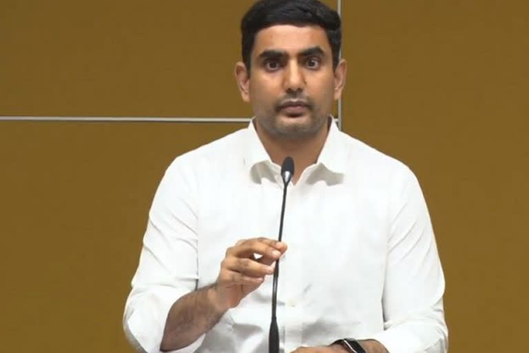 nara lokesh criticises cm jagan