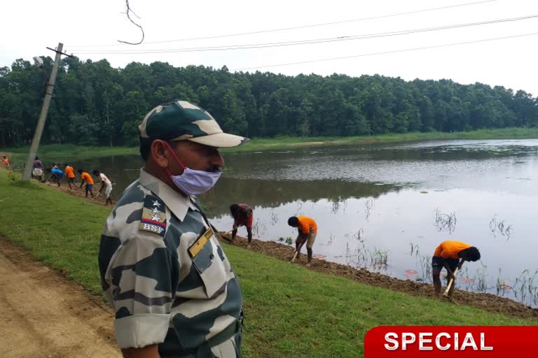 हजारीबाग में बीएसएफ लोगों को करा रहा रोजगार मुहैया