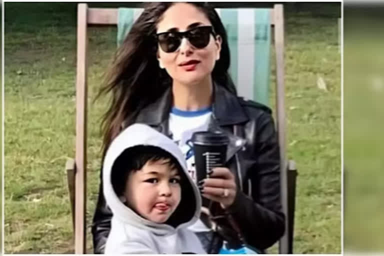 taimur ali khans cute expression while posing with his mother kareena kapoor khan