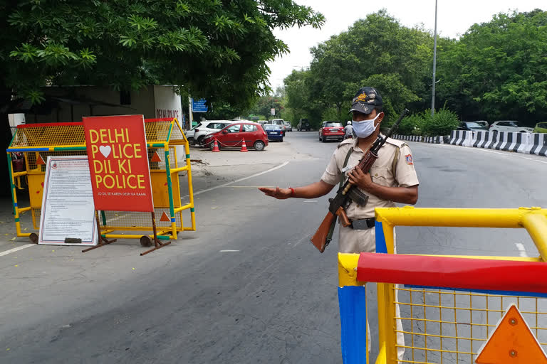 delhi police tight security for ayodhya ram janam bhumi pujan