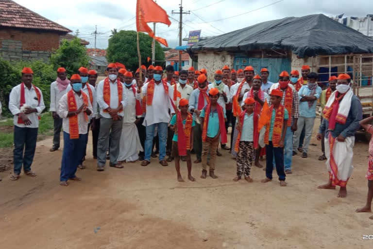 special  worshiped on ayodya bhumi puja at yellareddy kamareddy district