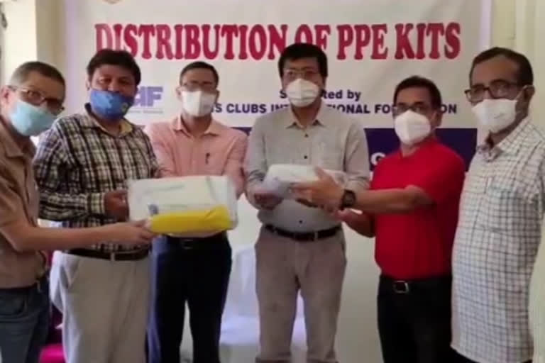 PPE KIT DISTRIBUTION LIONS CLUBE AT SIVSAGAR