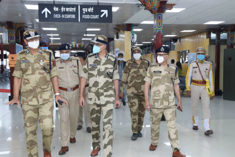 Leh airport security