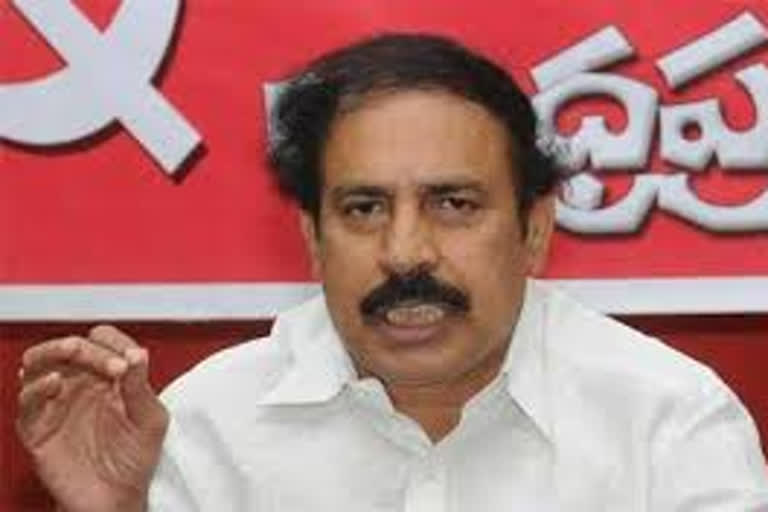 cpi rama krishana letter to cm jagan on corona