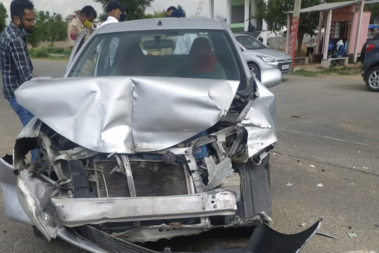 road accident, कालवाड़ जयपुर न्यूज़