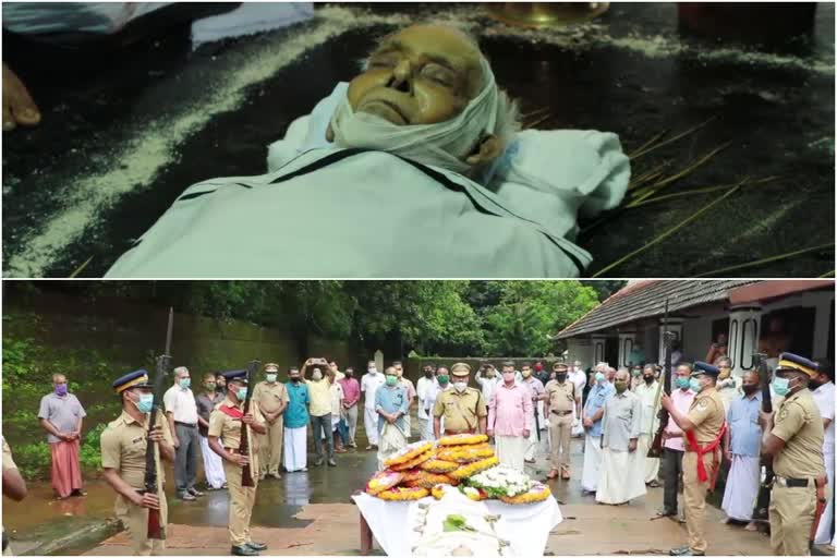 ET Narayanan moos funeral  ഇ.ടി നാരായണൻ മൂസ്