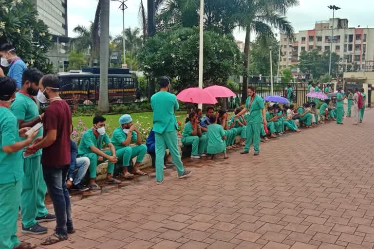 Agitation by Aditya Birla Hospital patient helpers