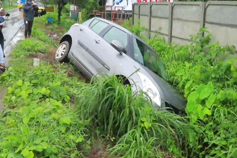 ACCIDENT PATTAMBI  പട്ടാമ്പി ശങ്കരമംഗലം  പട്ടാമ്പി  പാലക്കാട്  കാറും ലോറിയും അപകടത്തിൽപ്പെട്ടു  Pattambi  car and lorry acciden