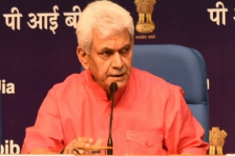 J-K Lieutenant Governor Manoj Sinha (file photo)