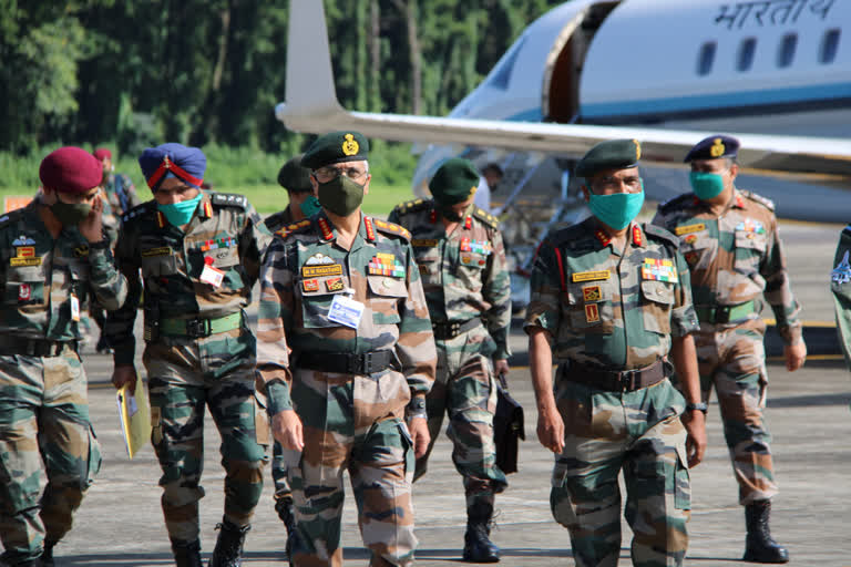 Army Chief General Manoj Mukund Naravane is on a visit to Tezpur-based 4 Corps to review the security situation