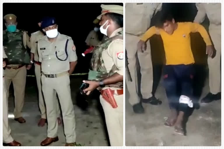 police encounter with  miscreants in greater noida one injured