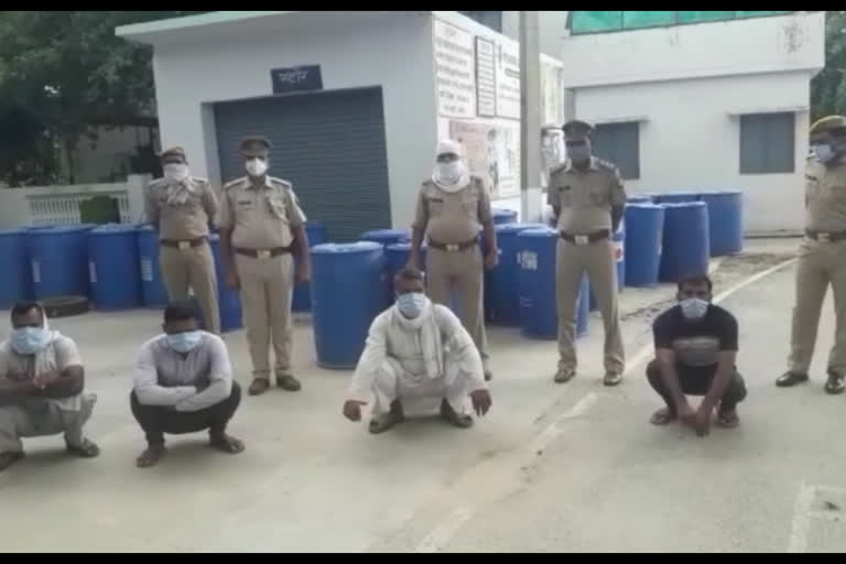 amroha police arrested crime group