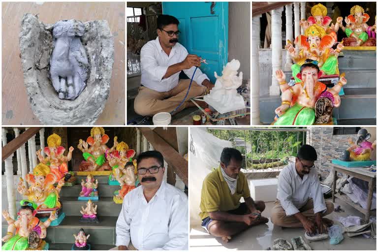 Paper Ganesh Idol