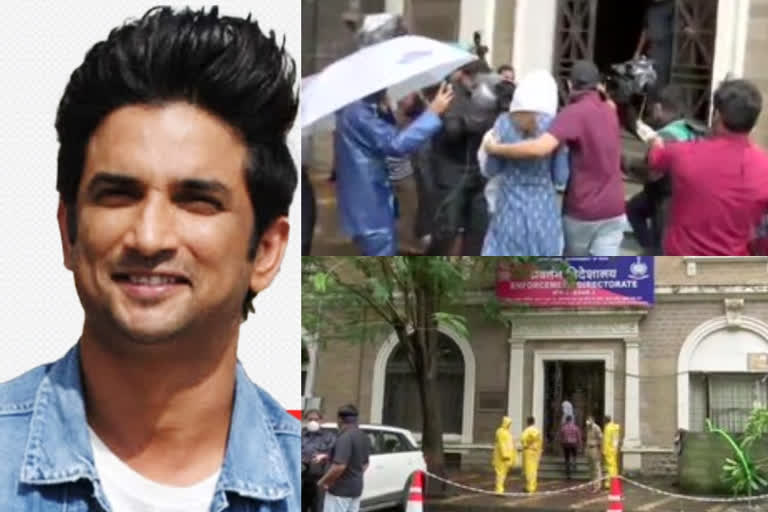 Sushant Singh Rajput death row  Sushant Singh Rajput  CBI investigation  SSR death case  Rhea Chakraborty  Maharashtra government  Bihar police  റിയ ചക്രബര്‍ത്തി എന്‍ഫോഴ്സ്മെന്‍റിന് മുമ്പില്‍ ഹാജരായി  റിയ ചക്രബര്‍ത്തി  ബോളിവുഡ് നടി റിയ ചക്രബര്‍ത്തി  എന്‍ഫോഴ്‌സ്‌മെന്‍റ് ഡയറക്ടറേറ്റ്