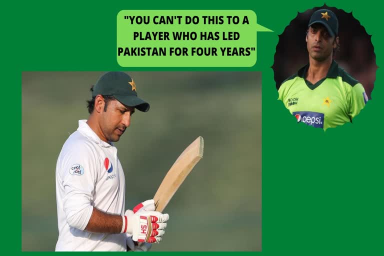 Sarfaraz Ahmed, Shoaib Akhtar