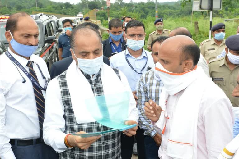 CM jairam thakur visit una