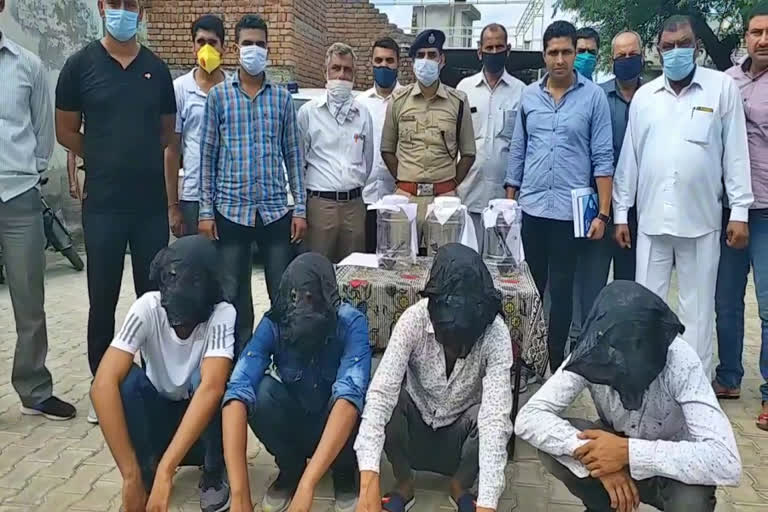 jind police arrested robber gang